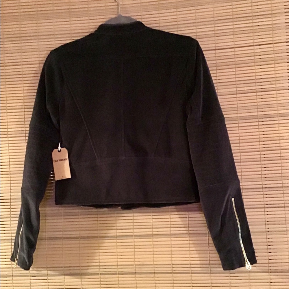 💵🥀TRUE RELIGION NWT MOTO velvet-like fabric🥂2X HP - Picture 6 of 10